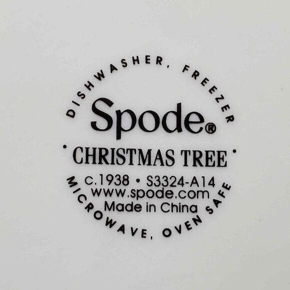 Spode Christmas Tree Mug and Snack Plate - Picture 8 of 9